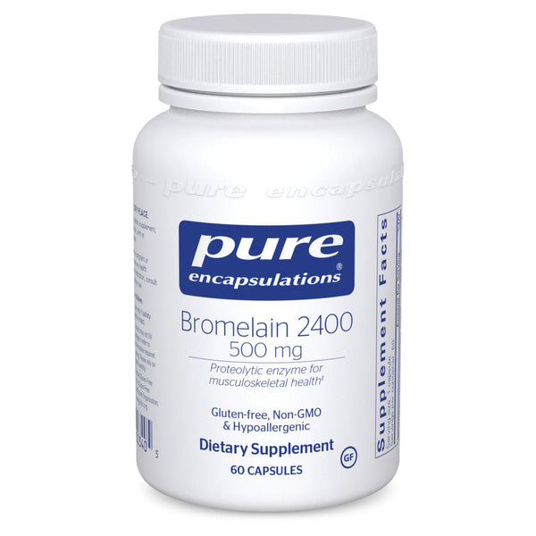 Bromelain 2400 500mg (60 caps) by Pure Encapsulations