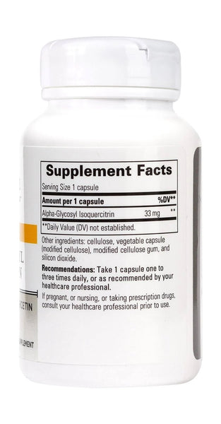 Alpha-Glycosyl Isoquercitrin (60caps)