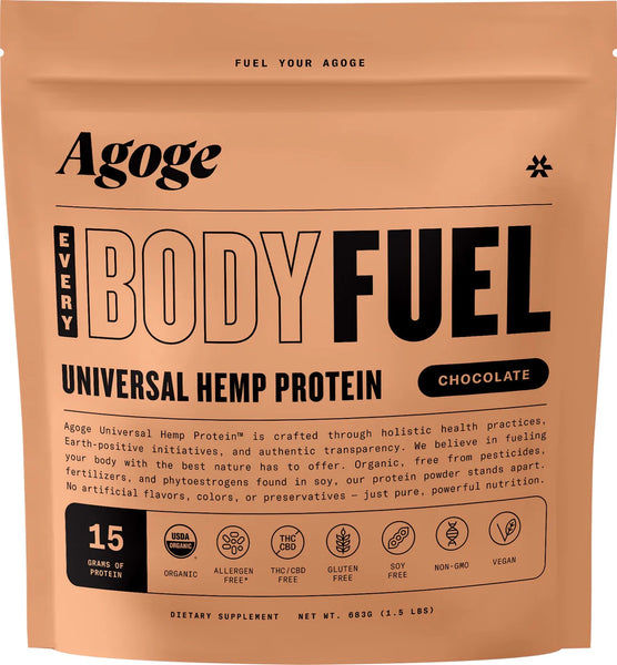 Agoge Hemp Protein Powder (Chocolate) (683 grams)