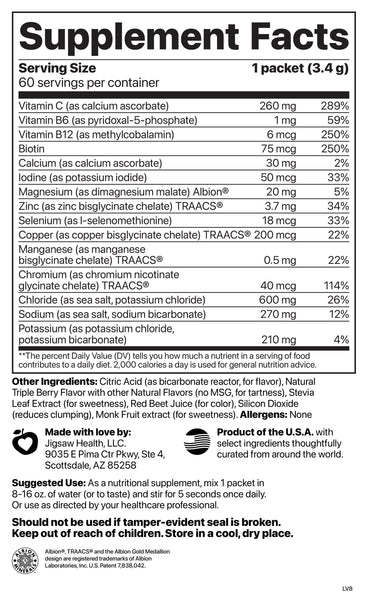 Electrolyte Supreme Berry-Licious (60 packets)