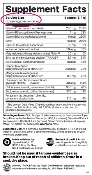 Electrolyte Supreme Berry-Licious (60 servings/7.2 oz)