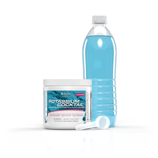 Potassium Cocktail - Blue Raspberry (60 serving Jar/11.9 oz)