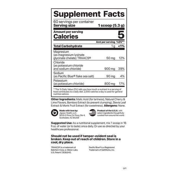 Potassium Cocktail - Cherry Limeade (60 servings/11.22oz)