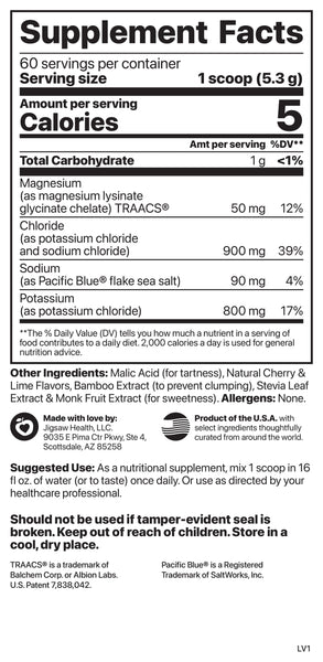 Potassium Cocktail - Cherry Limeade (60 servings/11.22oz)