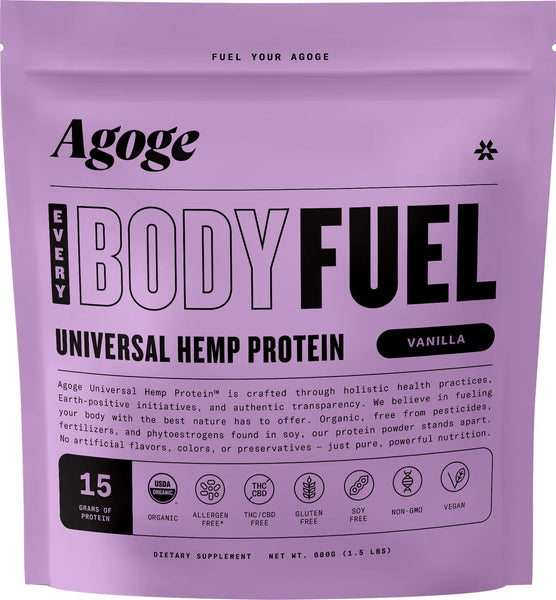 Agoge Hemp Protein Powder (Vanilla) (680 grams)