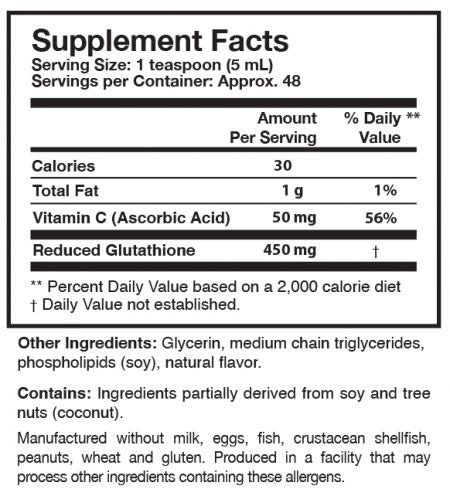 Tri-Fortify® Liposomal Glutathione Orange Tube (8oz) by Researched Nutritionals