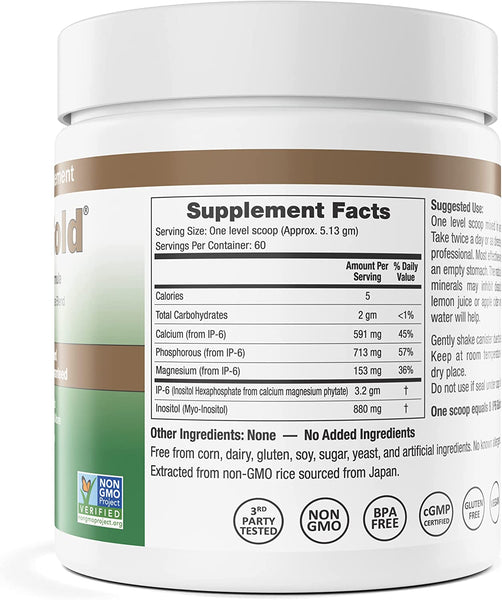 IP6 Gold Powder Unflavored (308gm) by IP6 Gold