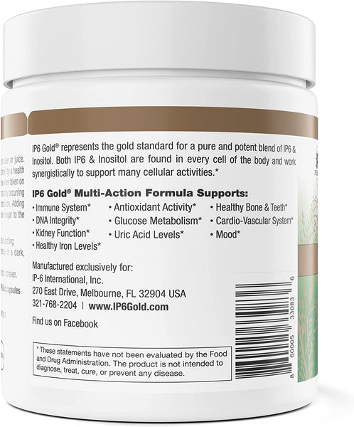 IP6 Gold Powder Unflavored (308gm) by IP6 Gold