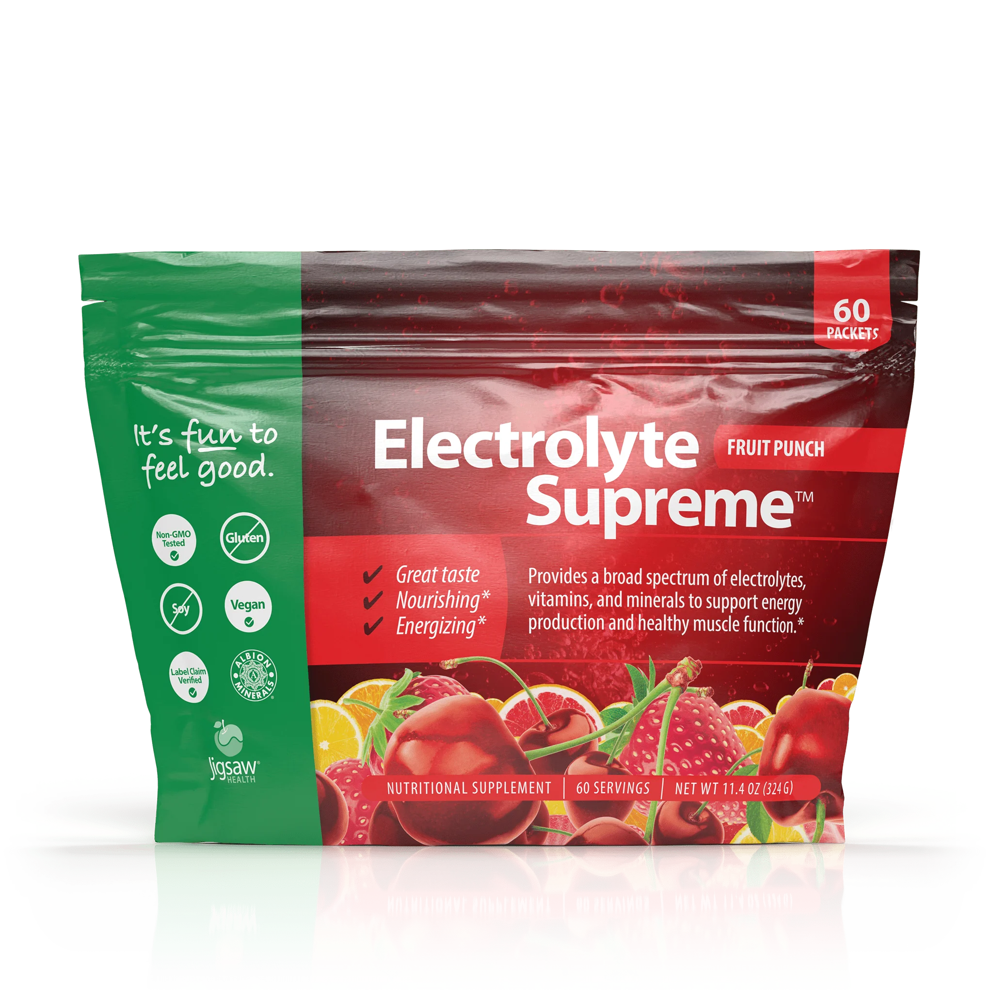 Electrolyte Supreme Fruit Punch (60 packets)