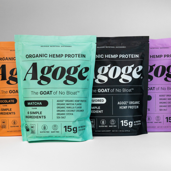 Agoge Hemp Protein Powder (Unflavored) (476 g)