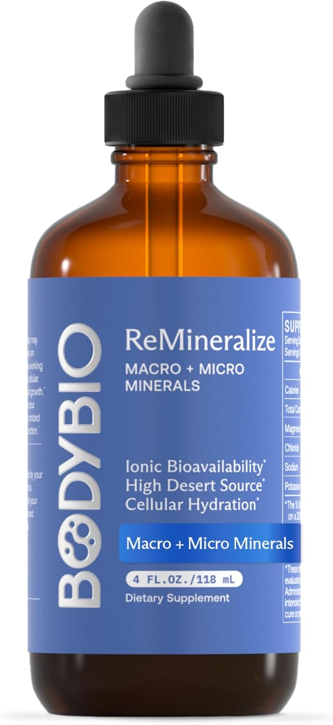 Remineralize Macro + Micro Minerals (4 oz) by Body Bio
