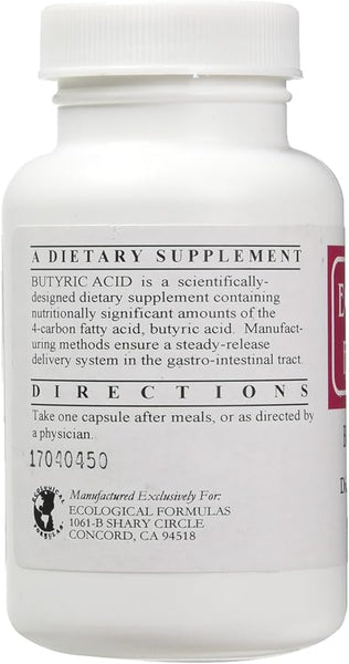 Butyric Acid (90 Caps) by Ecological Formulas