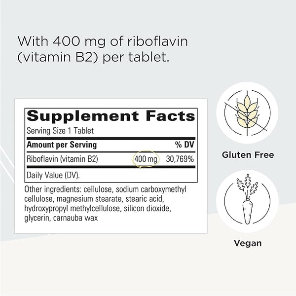 Riboflavin (30 tablets)