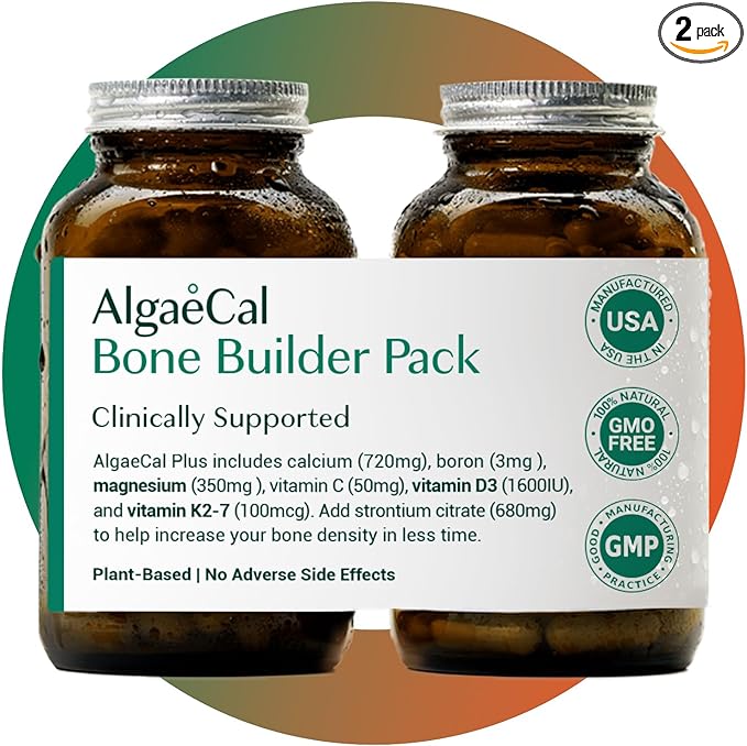 AlgaeCal Plus and Strontium Boost (1 Pack) by AlgaeCal