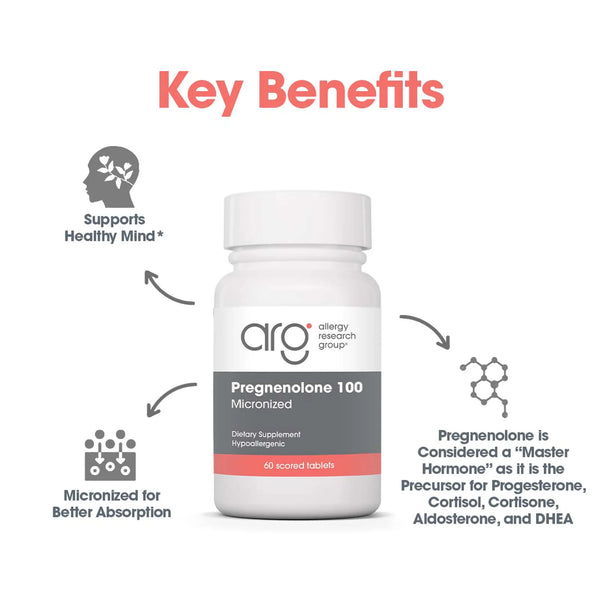 Pregnenolone 50mg (60 tabs)