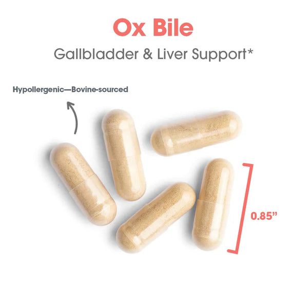 Ox Bile 125 mg (180 veg caps) by Allergy Research Group