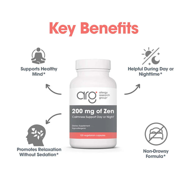 200mg of Zen (120caps) by Allergy Research Group