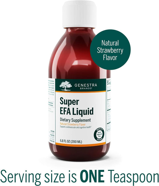 Super EFA Liquid (Strawberry)(6.8oz) by Genestra Brands