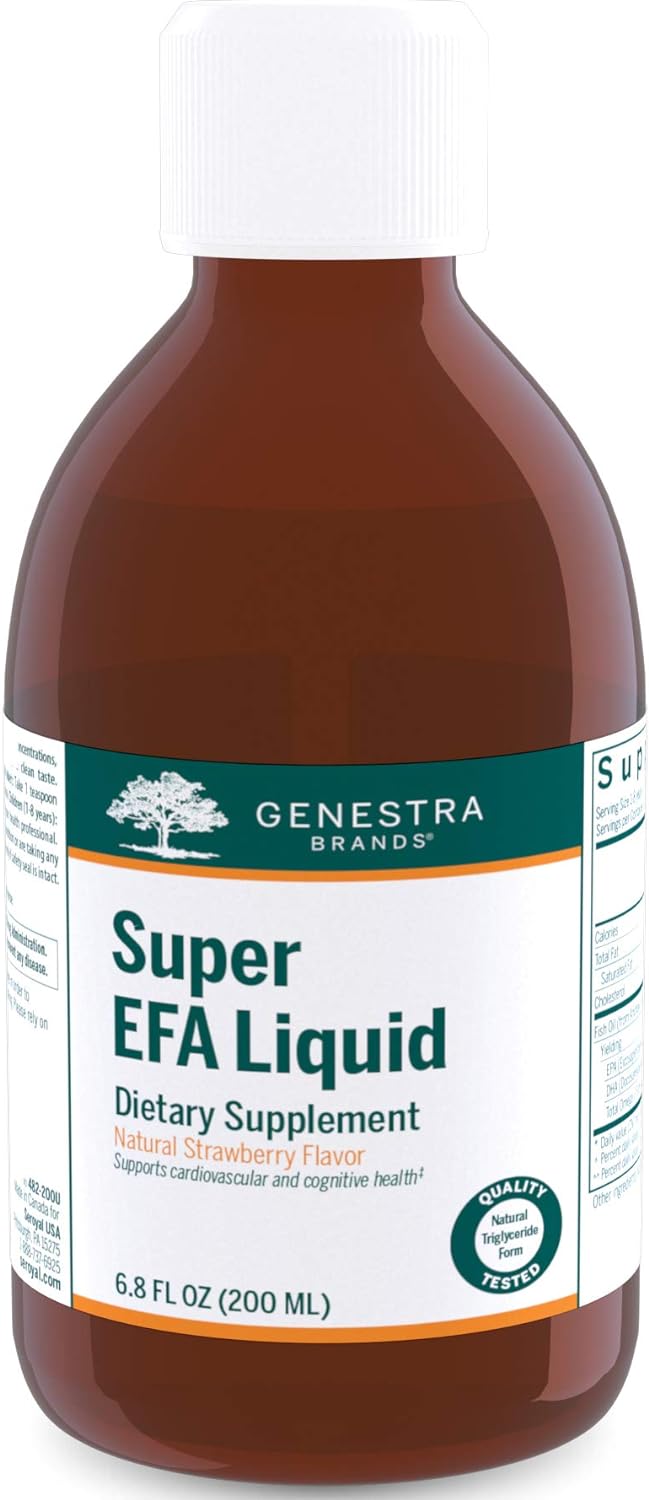 Super EFA Liquid (Strawberry)(6.8oz) by Genestra Brands