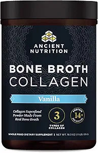 Bone Broth Protein Vanilla (20serv) by Ancient Nutrition