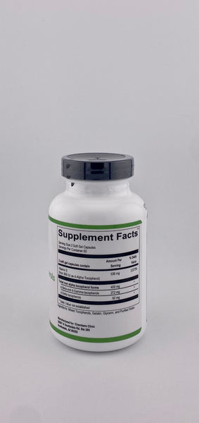 Full Spectrum Vitamin E Mixed Tocopherols (120 soft gels)