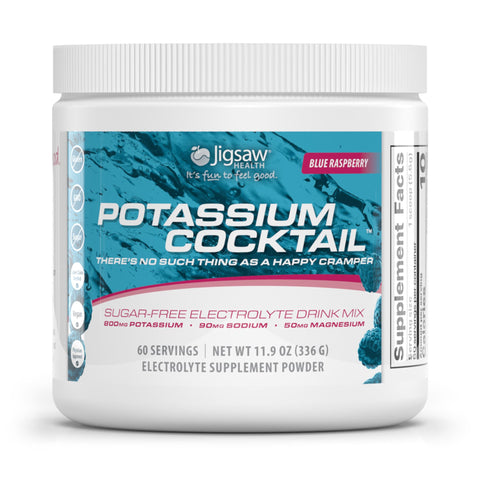 Potassium Cocktail - Blue Raspberry (60 serving Jar/11.9 oz)