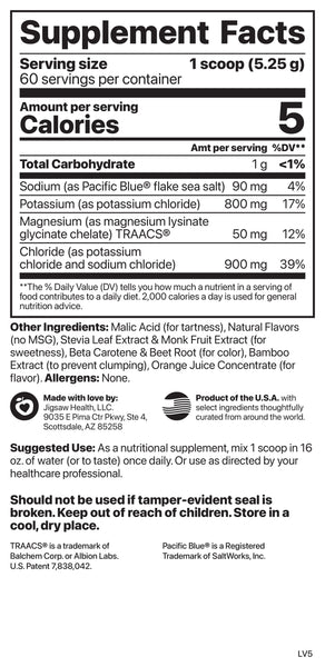 Potassium Cocktail® - Orange (60 serving Jar/11.11oz)