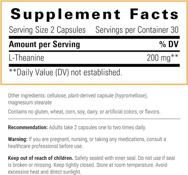 L-Theanine (60 caps)