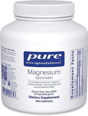 Magnesium Glycinate (180 Capsules)