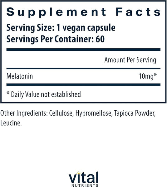 Melatonin 10mg (60 caps)