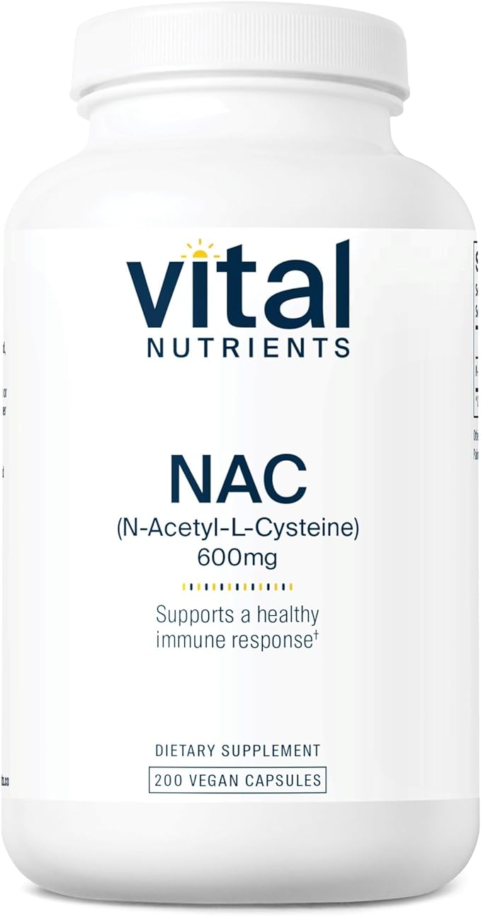 NAC (N-Acetyl-l-Cysteine) 600mg (200 capsules)