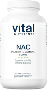 NAC (N-Acetyl-l-Cysteine) 600mg (200 capsules)