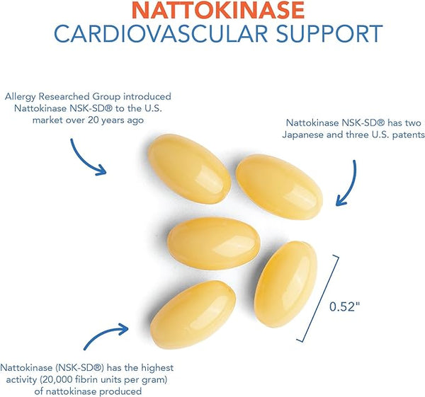 Nattokinase 100 mg NSK-SD® (60 softgels)