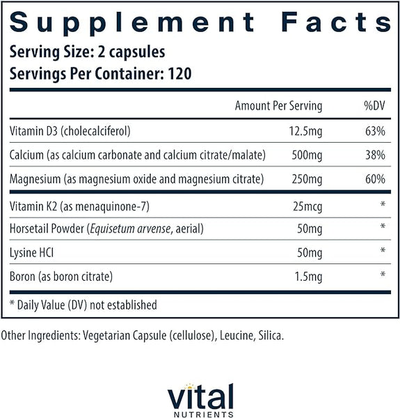 Osteo-Nutrients II w/ Vitamin K2-7 (240 capsules)