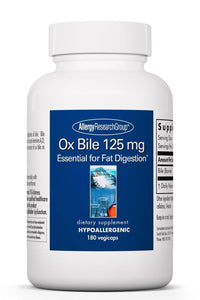 Ox Bile 125 mg (180 veg caps) by Allergy Research Group