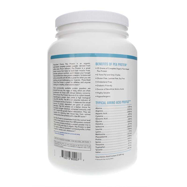 Pea Protein Vanilla (Hypoallergenic)(29oz)