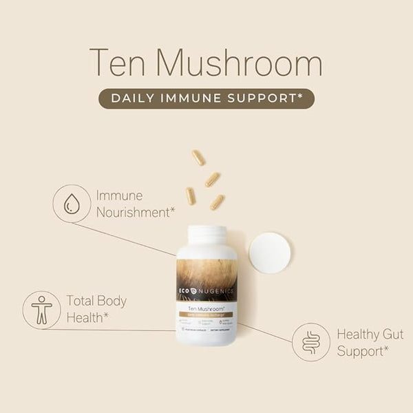 Ten Mushroom Formula Organic (120 caps)