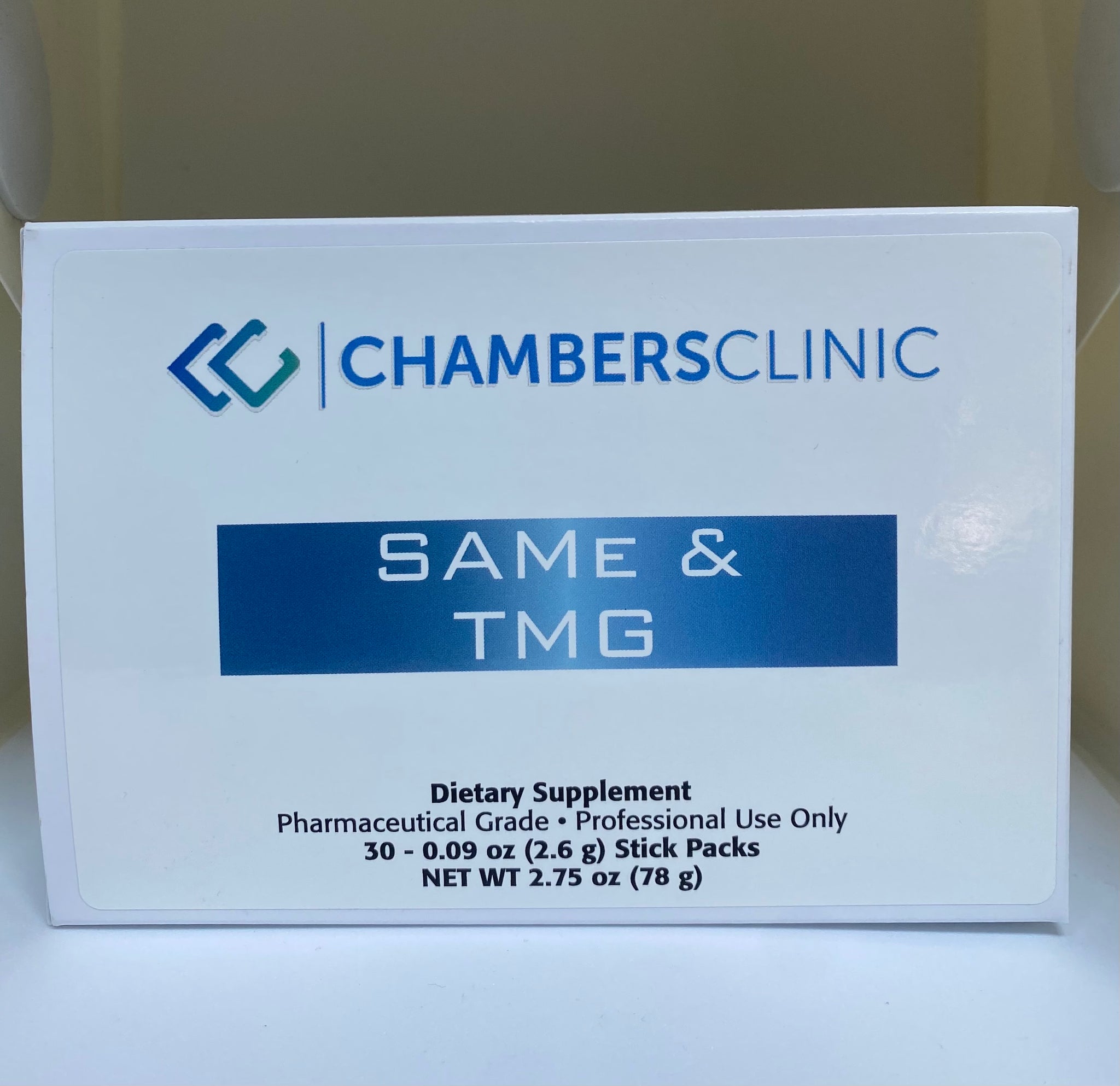 SAMe & TMG (30 packets) by Chambers Supplements