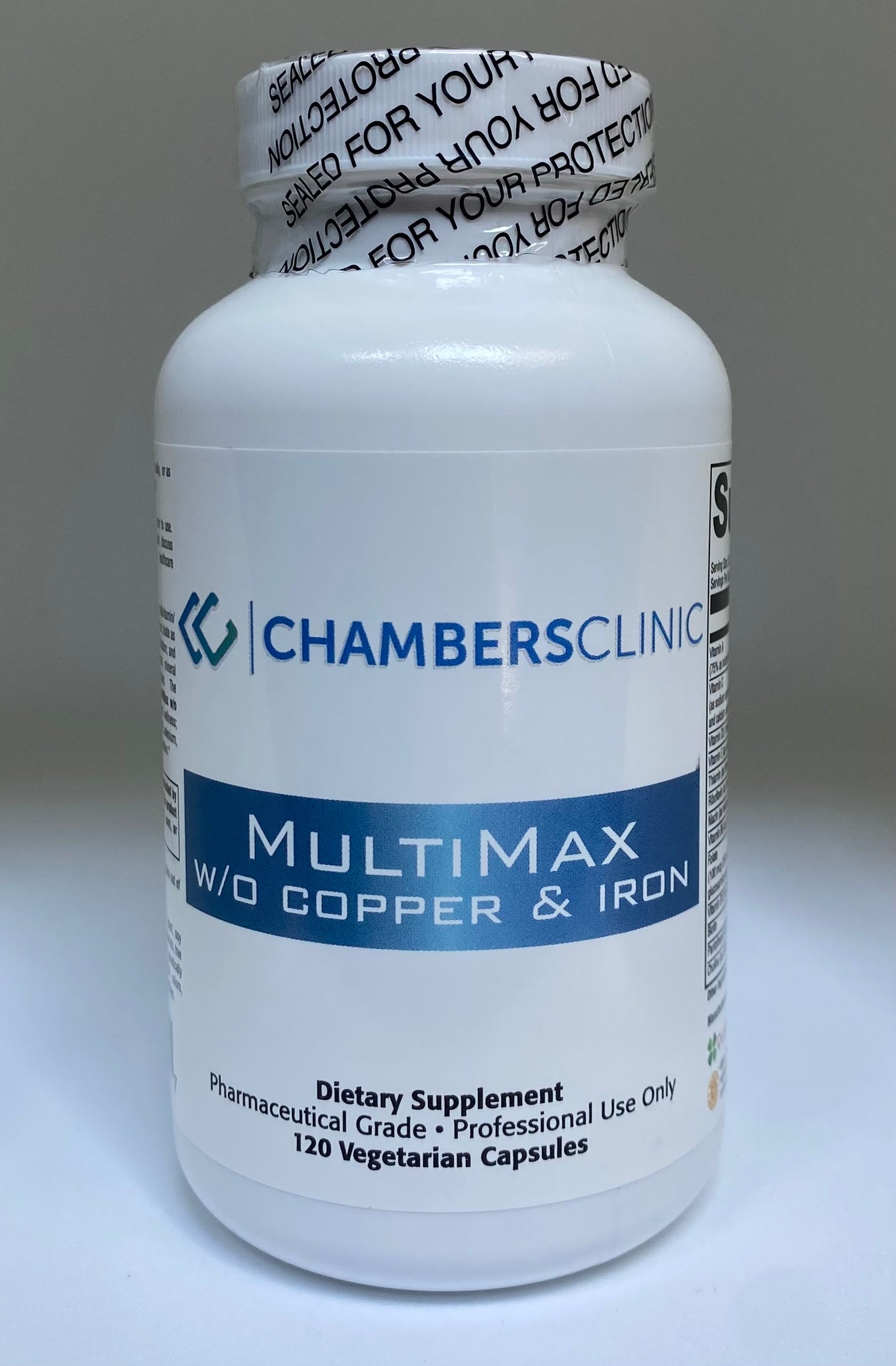 Multi MAX without Copper & Iron by Chambers Clinic 120 capsules