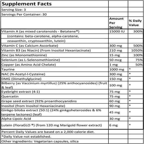 Ocular™ Formula (90 caps) by Mountain Peak Nutritionals