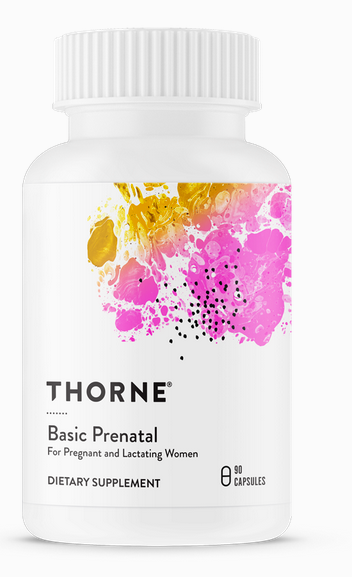 Basic Prenatal Vitamin by Thorne Research 90 capsules