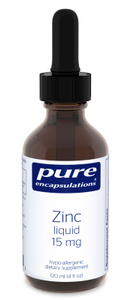 Zinc Liquid by Pure Encapsulations 15mg 120ml
