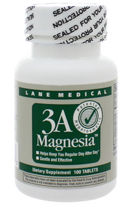 3A Magnesia 384mg (100 tabs) by Lane Medical