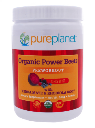 Organic Power Beets Pre-WorkOut by Pure Planet 160 grams