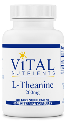 L-Theanine 200mg by Vital Nutrient 60 capsules