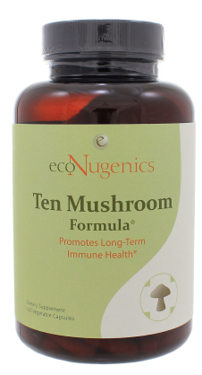 Organic Ten Mushroom Formula by ecoNugenics 120 capsules