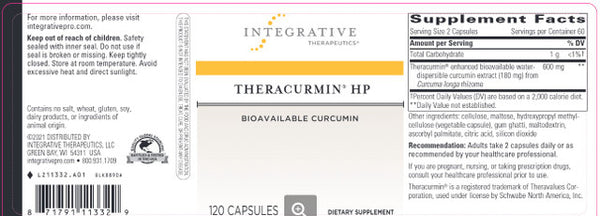 Theracurmin HP (120 caps) by Integrative Therapeutics