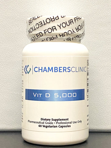 Vit D 5000 (60 caps) vitamin D by Chambers Supplements