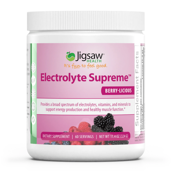 Electrolyte Supreme Berry-Licious (60 servings/12.5oz) by Jigsaw Health