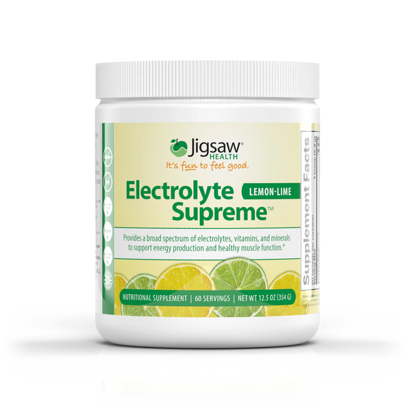 Electrolyte Supreme Lemon Lime (60 servings/12.5oz) by Jigsaw Health